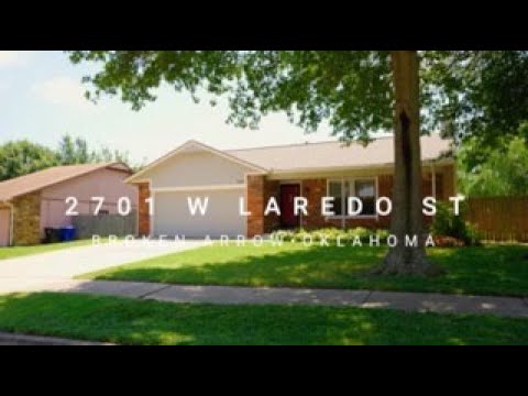 2701 W Laredo St, Broken Arrow, OK home video tour