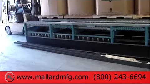 Mallard Pallet Push Back Test, 5deep, 1,500 lb  to...