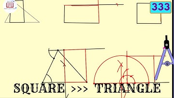 MG-9 Episode#333 | Construct a square equal in area to a given Triangle | Chapter#17 9th Math