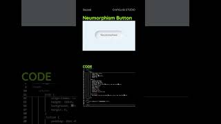 CSS Neumorphism Button Design | #html | #css #craftcodestudio #coding #csscoding #learning #viral