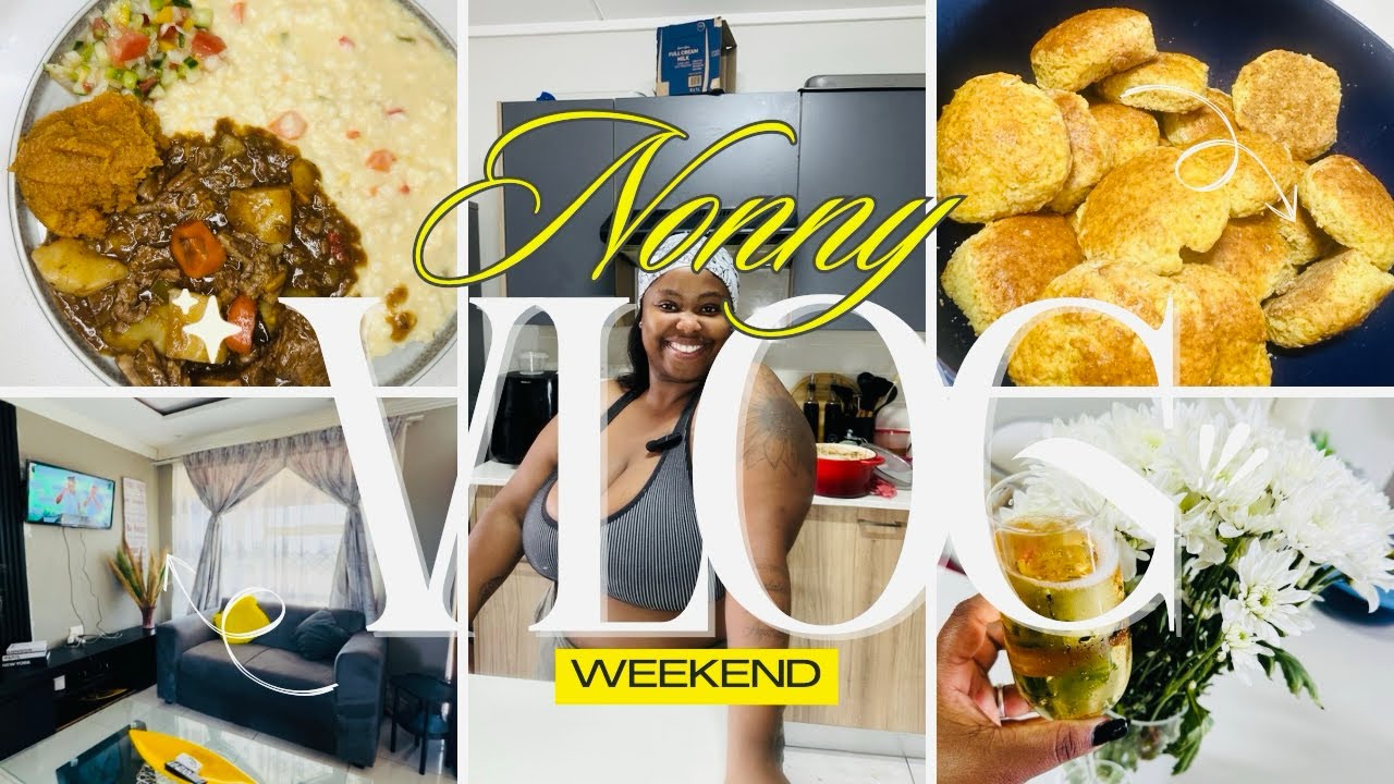 VLOG|| BAKING SCONES|| COOKING CREAMY SAMP WITH STEW🍽️|| GOING HOME & MORE