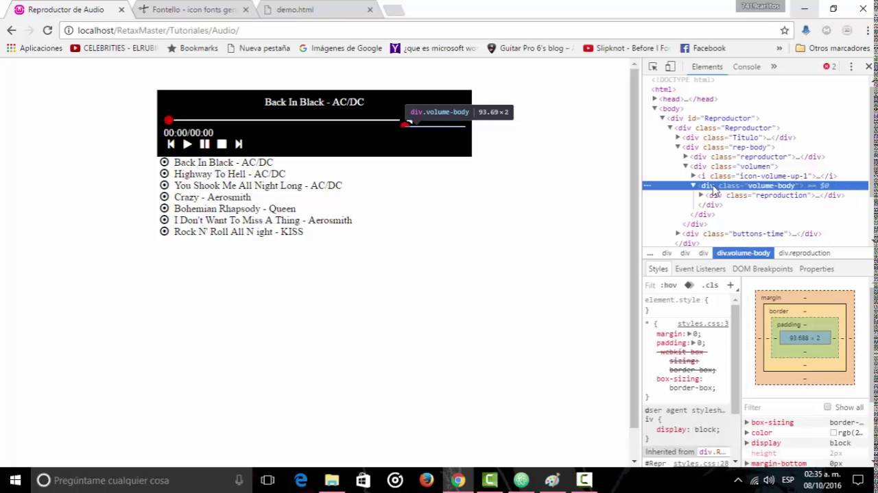 Como hacer un reproductor de Audio Personalizado con HTML, CSS y Js ...