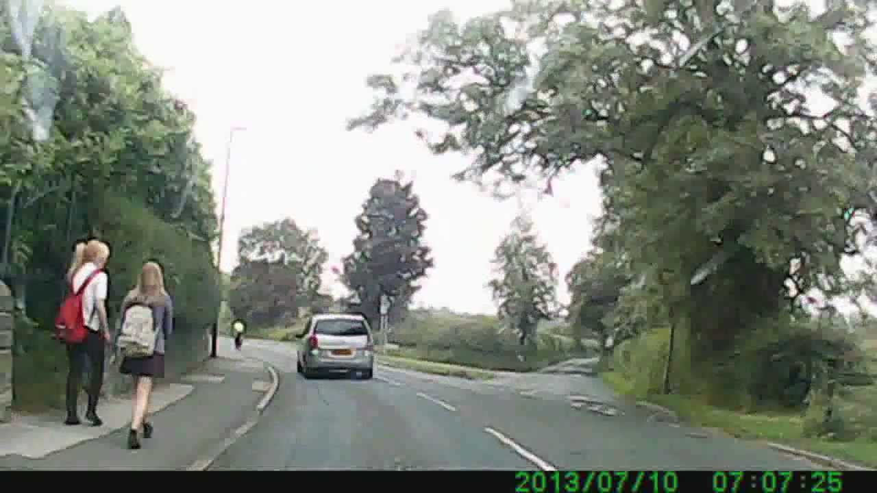 Hawkes Coaches driver puts me in the hedge