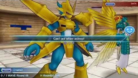 Magnamon V2 showcase (Digimon Links Colosseum)