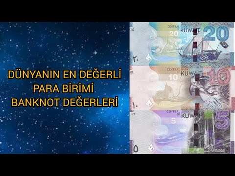 KUVEYT DİNARI BANKNOT DEĞERLERİ 🇰🇼