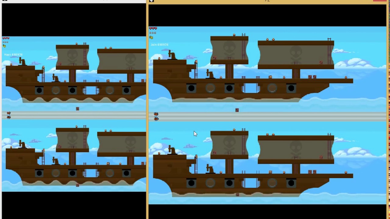 Pixel Pirates - Create a host and join