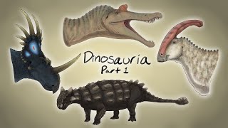 Dinosaur Speedart | Dinosauria Poster Redesign Part 1 | Full Drawing Process #paleoart #dinosaur