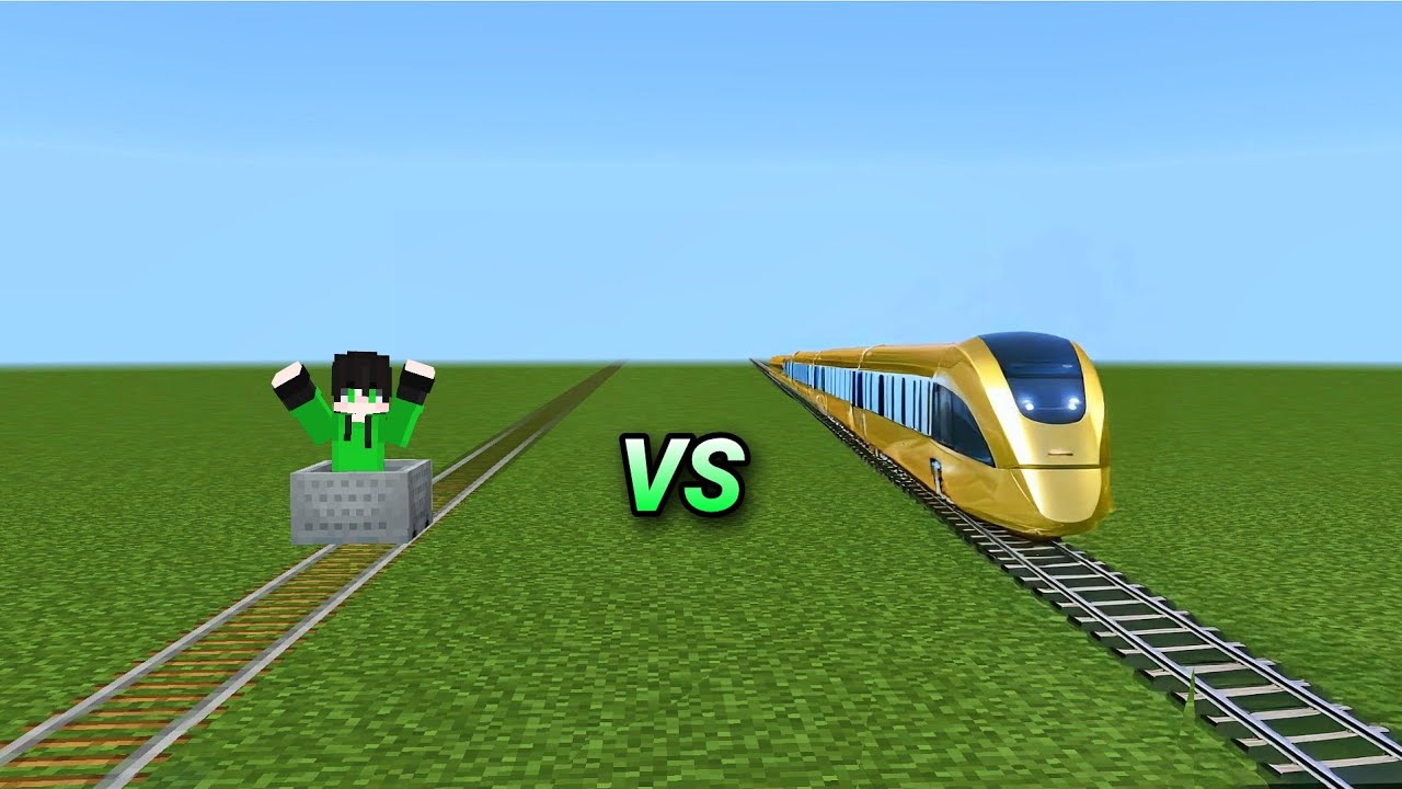 AKU MENCOBA TRIK UNIK TENTANG KERETA TERCEPAT DAN TERGOKIL DI MINECRAFT‼️