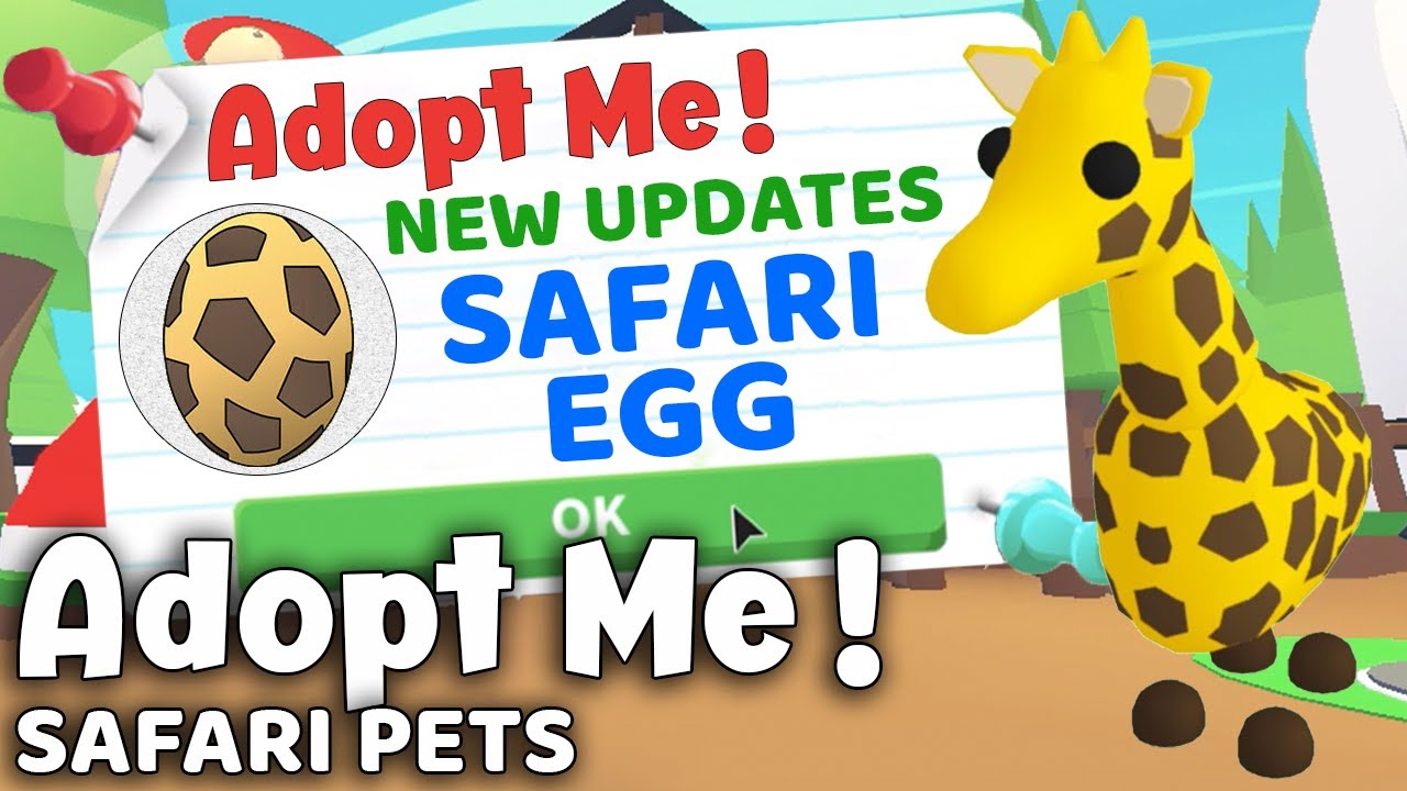 Safari Egg New Update How To Get Safari Pets In Adopt Me Roblox 2021 Youtube - is flamingo from safari egg roblox adopt me