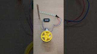 Running two led and battery indicator using gear motor | #shorts