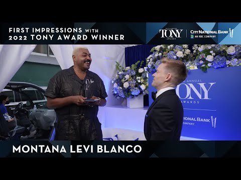 2022 Tony Awards First Impressions | Montana Levi Blanco - The Skin of Our Teeth