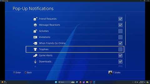 Turn off PS4 trophy notifications and screenshots