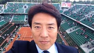 全仏センターコート屋上より