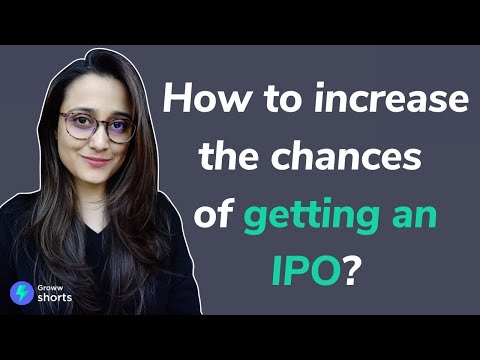 IPO Allotment - How to Increase the Chances of Getting an IPO | How to Get an IPO Allotment #shorts