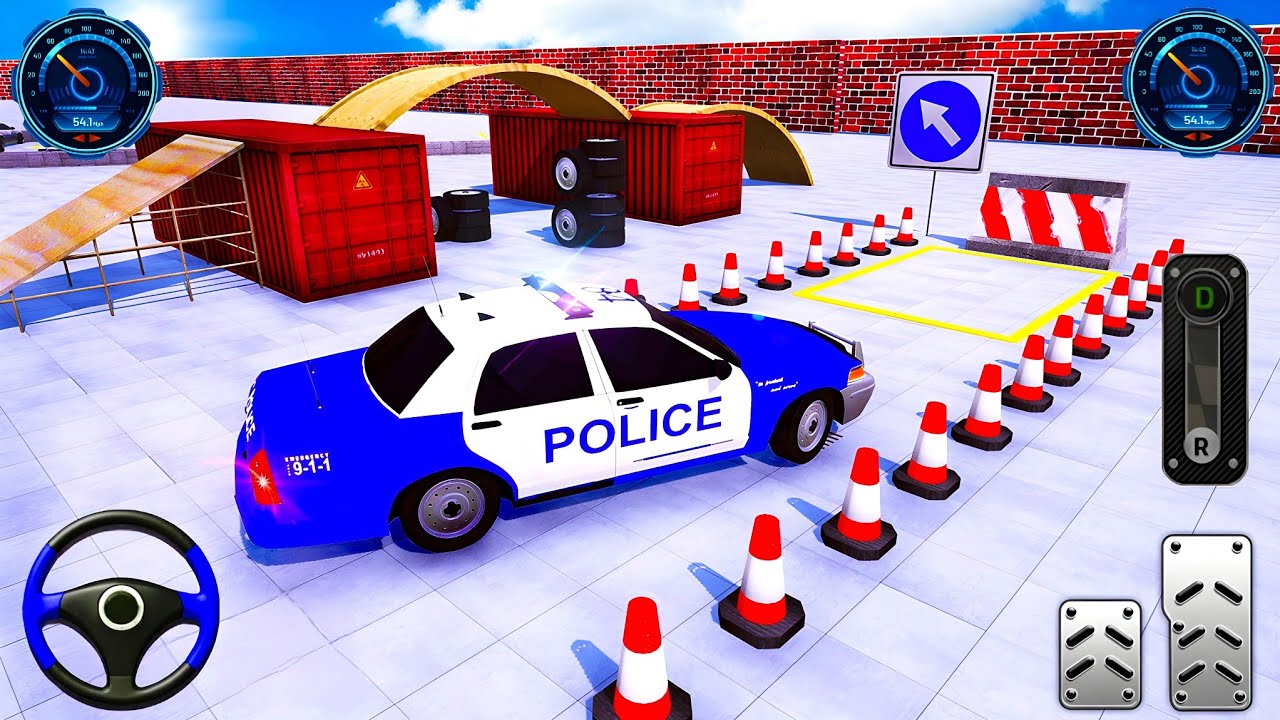 Modern Police Car Parking - Real Car Parking 3D - US Police Car Parking Games - Android GamePlay