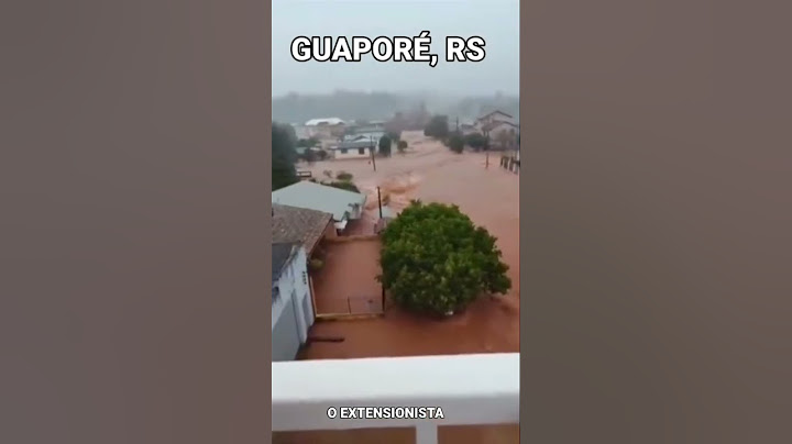 Água por todo o Rio Grande do Sul #chuva #enchente #temporal #guapore #alagamento