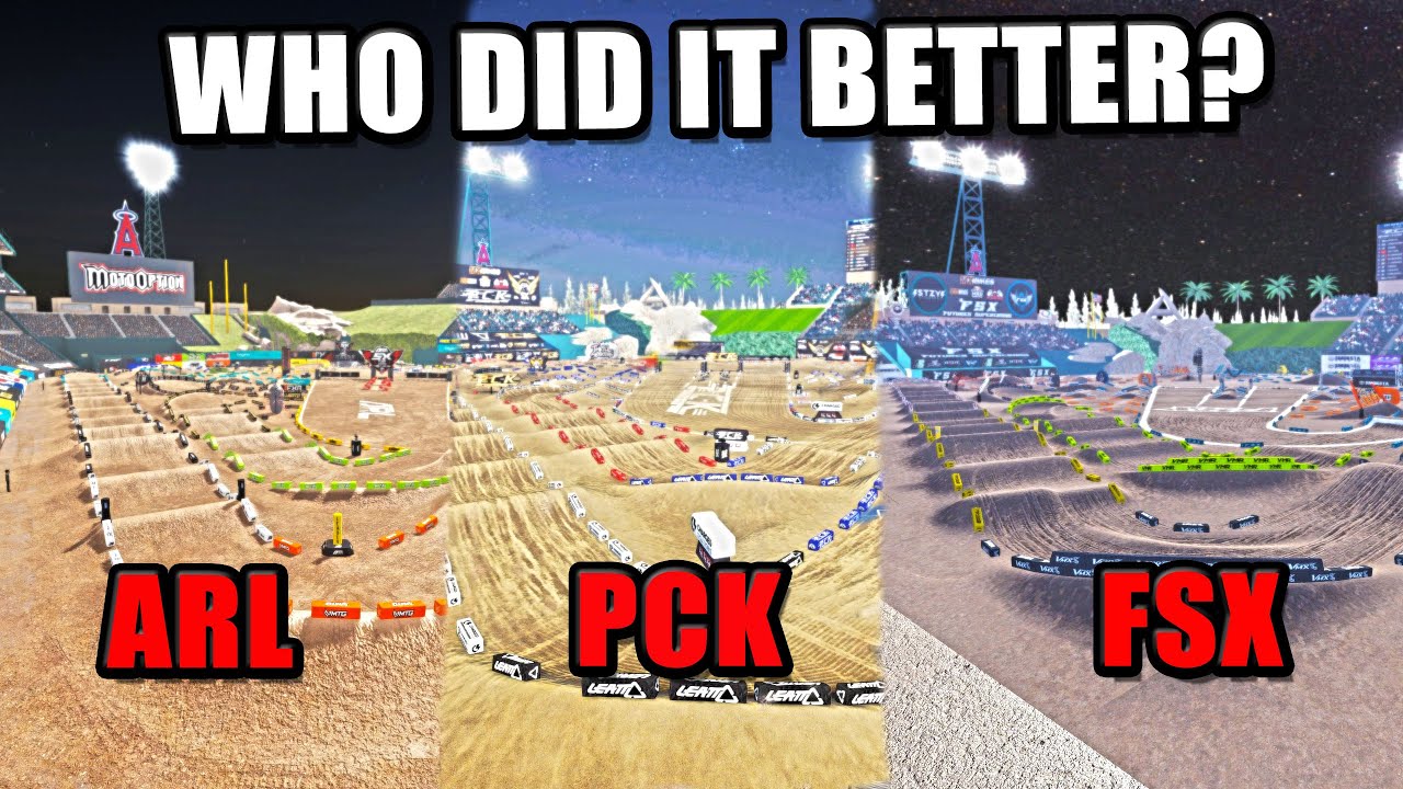 Which Track Creator Made The BEST Anaheim 1 Supercross in MX Bikes?🔥