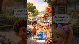 The Flying Ice Cream Cart Adventure! 🍦✨ | Fun Kids Cartoon Short।#kids #cartoon #usa#short