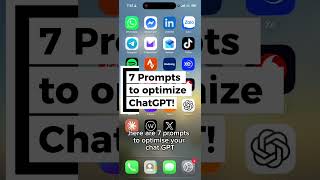 7 Prompts to Optimize Your AI | Optimizing Your AI Now | Stop using AI the normal way!