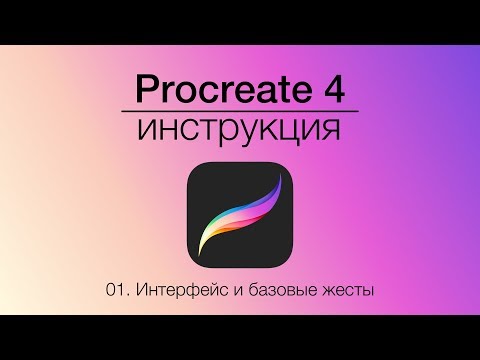 Инструкция Procreate Часть 1: Интерфейс и базовые жесты
