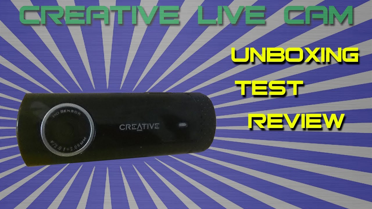 Creative Live! Cam Chat HD - Unboxing, Test \u0026 Review