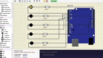 Cara menghidupkan LED Arduino Uno menggunakan aplikasi SimulIDE dan Arduino.