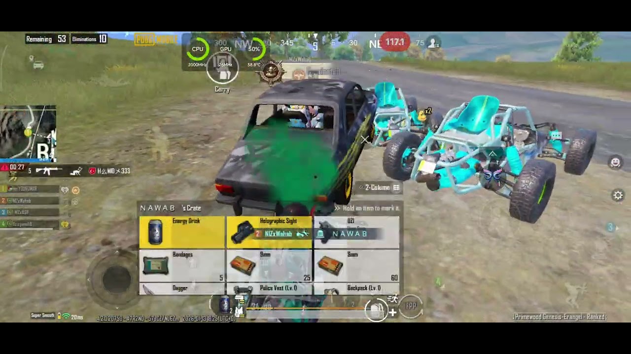 Redmi K80 Ultra PUBG 120 Fps With Fps Meter PUBG mobile 4.2