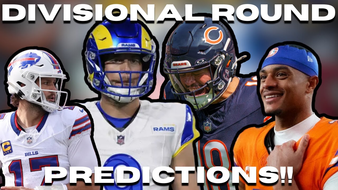 My NFL DIVISIONAL ROUND Predictions