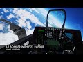 B-2 BOMBER FLY WITH F-22 RAPTOR XPLANE12