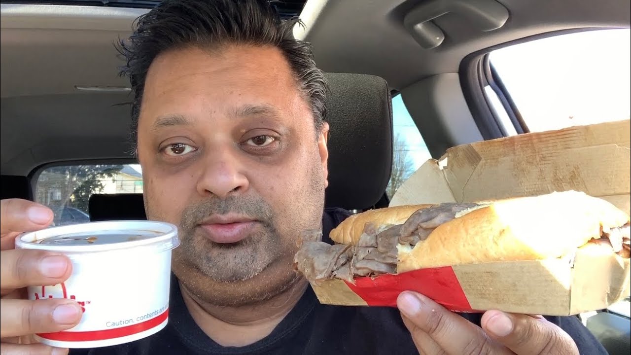 Eating Arby S French Dip Swiss 1 2 Pound Youtube