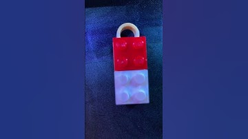 3D Printed Lego Keychain #shorts #3dprinting