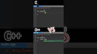 c vs c++ #coding #c #cpp #programming #cse #python #java #javascript #webdevelopment