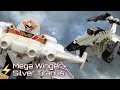 Deluxe Mega Winger And Silver Titanus Ultrazord 1998 Toy Review Power Rangers In Space Season 6 
