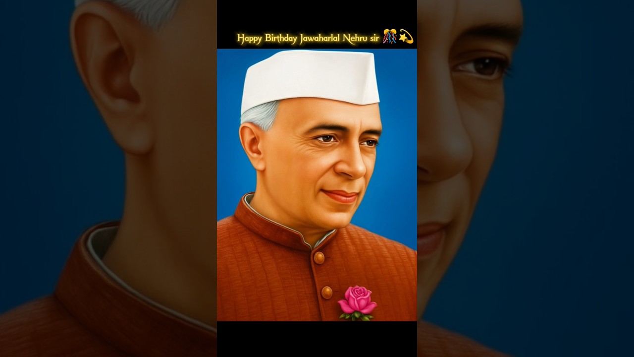 Happy Birthday Jawaharlal Nehru sir l birthday status l