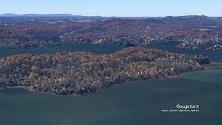 Flight up the Little Tennessee River - 321 Bridge to Chilhowee Dam