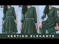 DIY - APRENDA FAZER ESSE VESTIDO DE CHIFFON FLOQUINHO FORRADO, FICOU INCRIVEL!!│VIVIANE PRATES