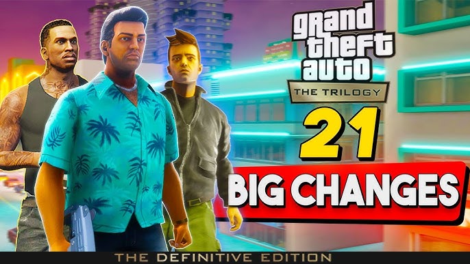 GTA Trilogy Definitive Edition Steam and Epic Games versions