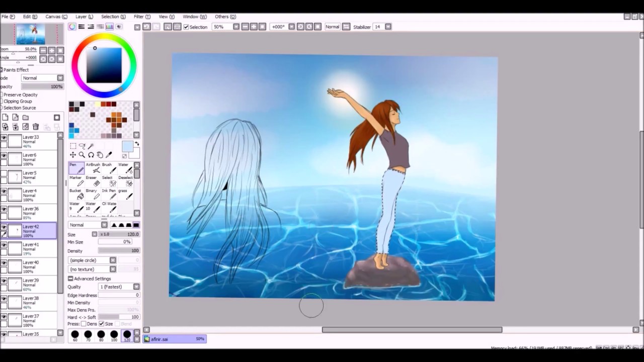 [SpeedPaint] : Magic freedom - YouTube