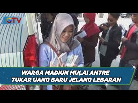 Warga di Kota Madiun Mulai Antre Tukar Uang Baru Jelang Lebaran - BIM 21/03