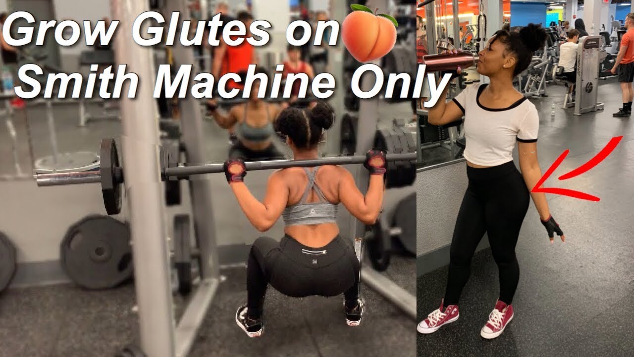 QUICK SMITH MACHINE GLUTE TARGETED WORKOUT | BEGINNER FRIENDLY!!! 2019 | ASHLEY DA'NEA