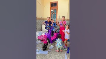 Unboxing sepeda listrik 🥰 #shortvideo #funny #sambilancuan