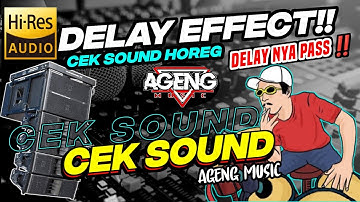 CEK SOUND SPESIAL AGENG MUSIK 🎶 POTRET TUA EFECT DELAY || FULL HOREG GLER