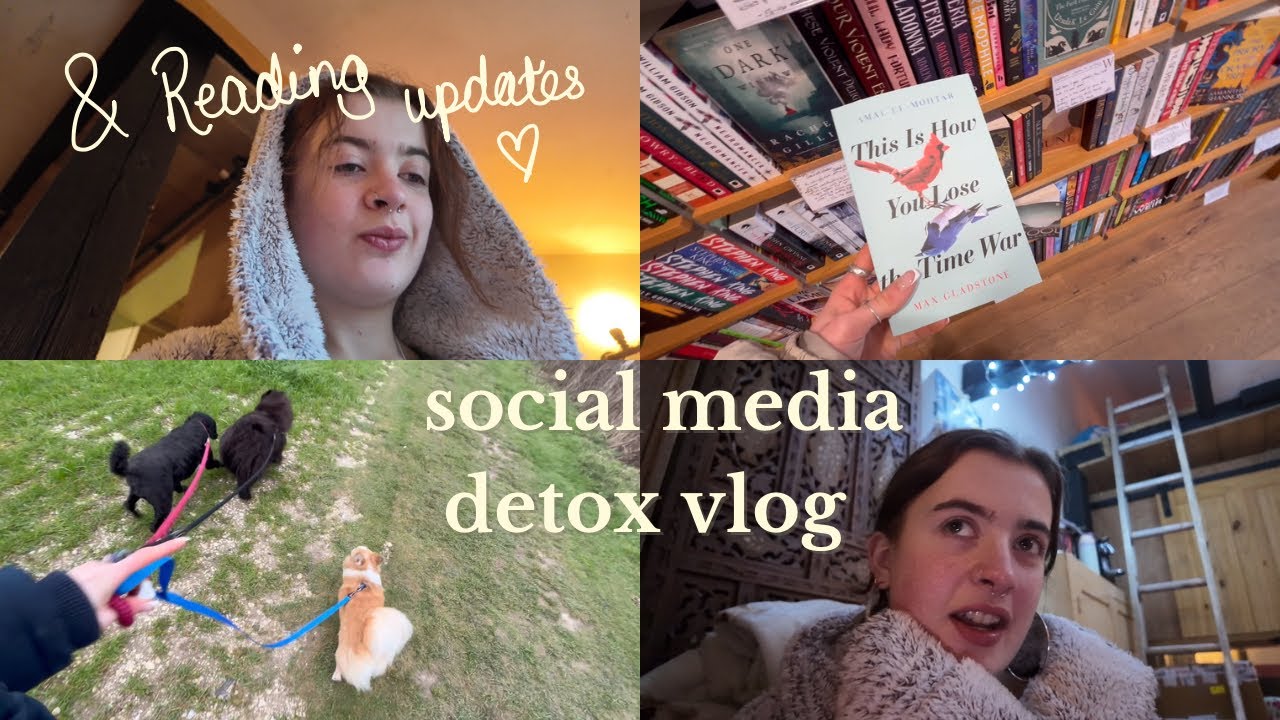 Reducing my screen time and reading updates vlog xx