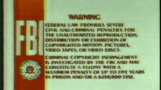 FBI warning intro (1991)