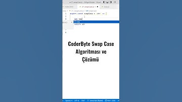 CoderByte SwapCase Algoritması ve JavaScript ile Çözümü