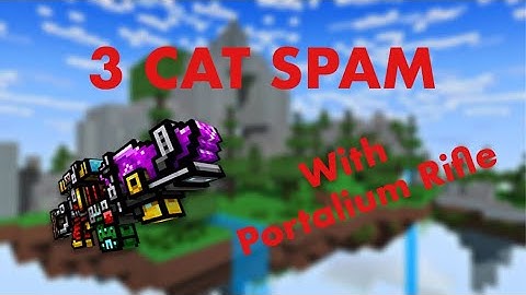 3 Cat Spamming w/ Portalium Rifle | Pixel Gun 3D