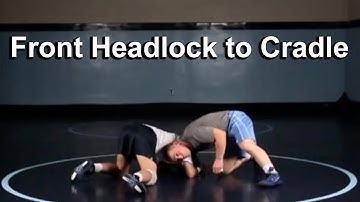 Front Headlock to Head in the Hole Cradle - Cary Kolat Wrestling Moves