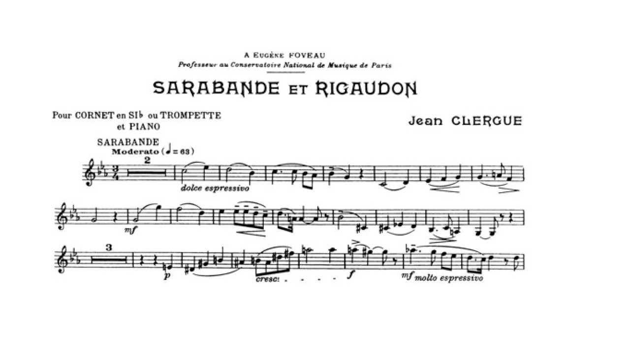 Sarabande Et Gavotte De Jean-Baptiste Lully | Acheter Dans La