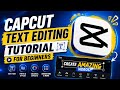 Texts On Capcut (all you need to know as a beginner)