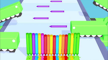 PENCIL RUSH 3D ALL LEVELS #15 (IOS & ANDROID)  GAMEPLAY WALKTHROUGH PART 1